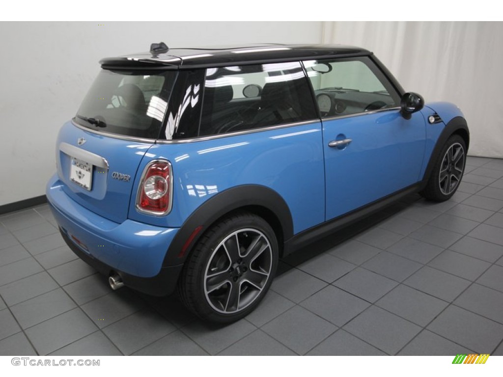 2013 Cooper Hardtop - Kite Blue / Carbon Black photo #8