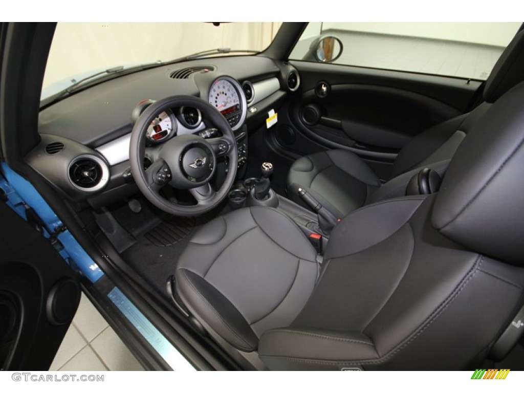 2013 Cooper Hardtop - Kite Blue / Carbon Black photo #11