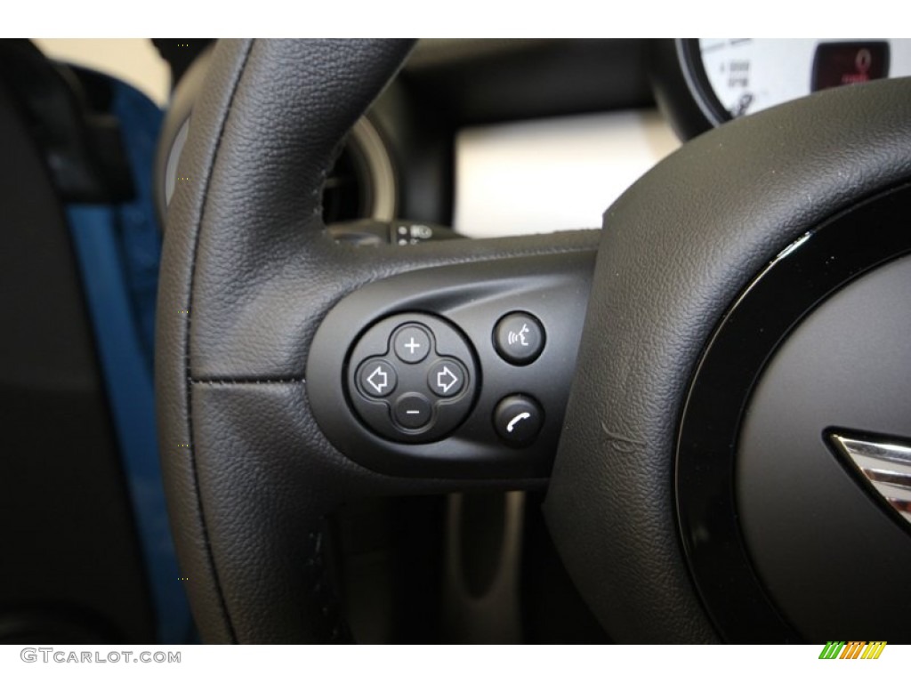 2013 Cooper Hardtop - Kite Blue / Carbon Black photo #22