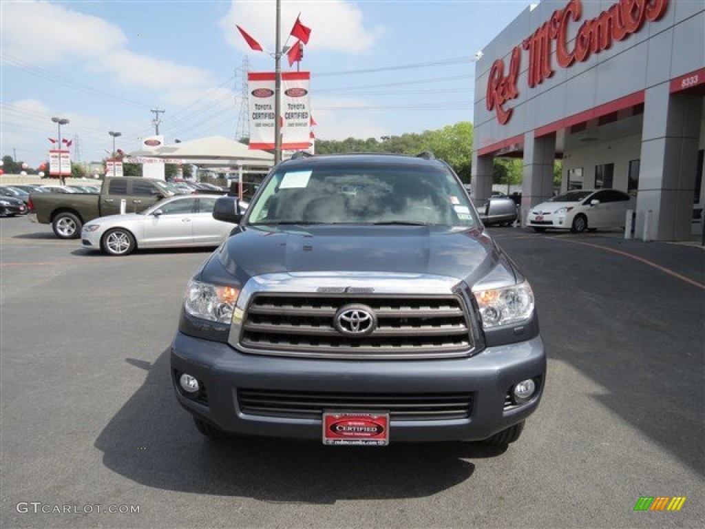 2010 Sequoia SR5 - Slate Gray Metallic / Graphite photo #2
