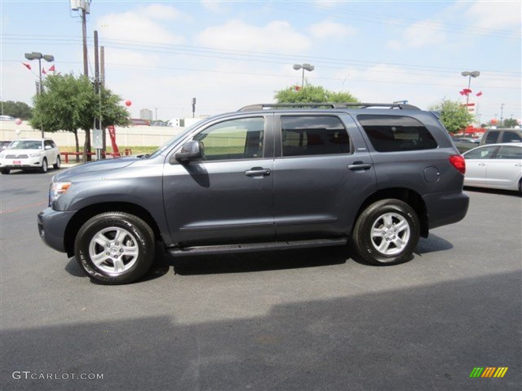 2010 Sequoia SR5 - Slate Gray Metallic / Graphite photo #4