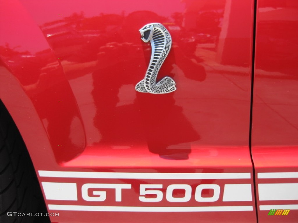 2007 Mustang Shelby GT500 Convertible - Torch Red / Black/Red photo #23