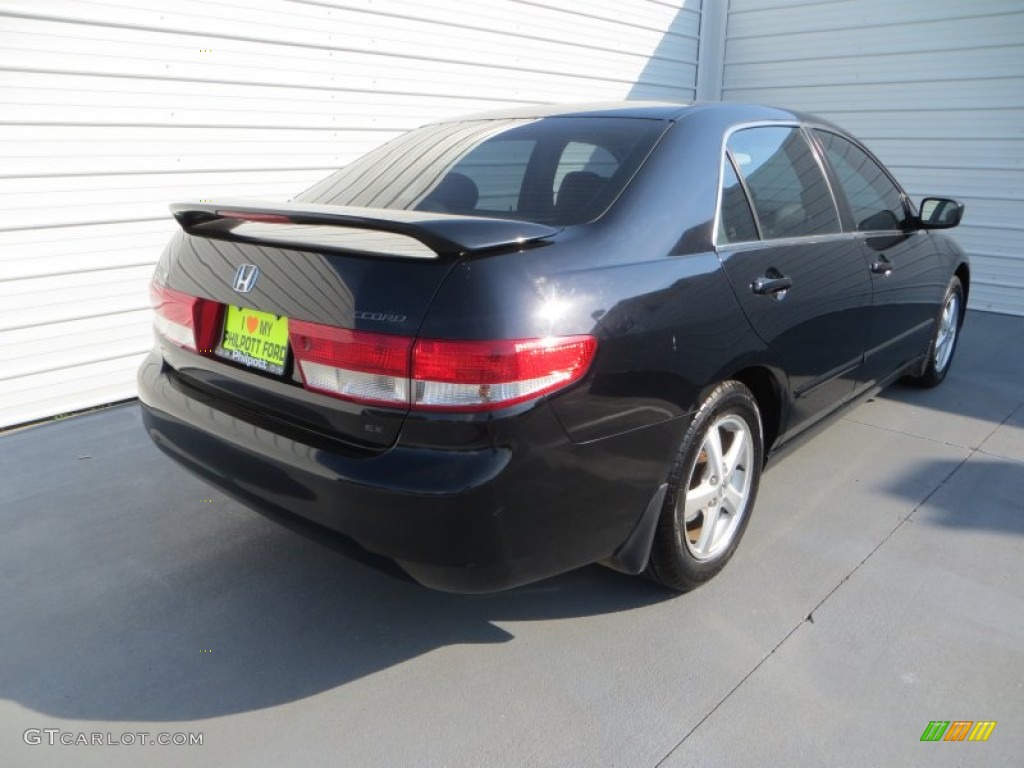 2003 Accord EX-L Sedan - Nighthawk Black Pearl / Ivory photo #4