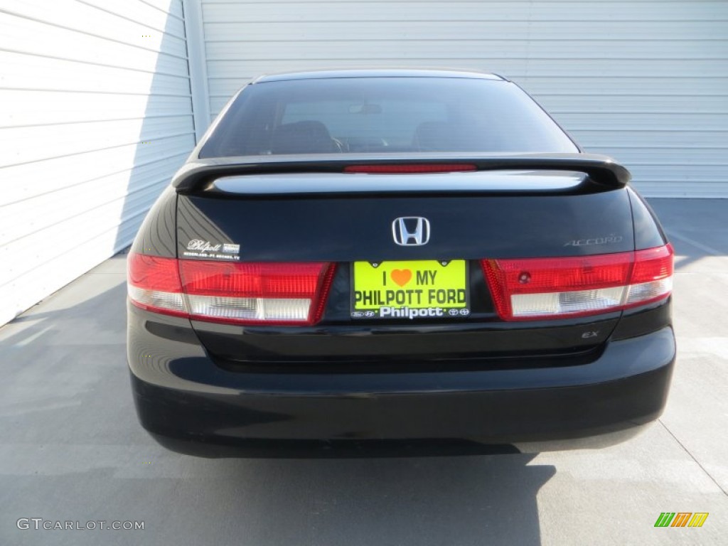 2003 Accord EX-L Sedan - Nighthawk Black Pearl / Ivory photo #5