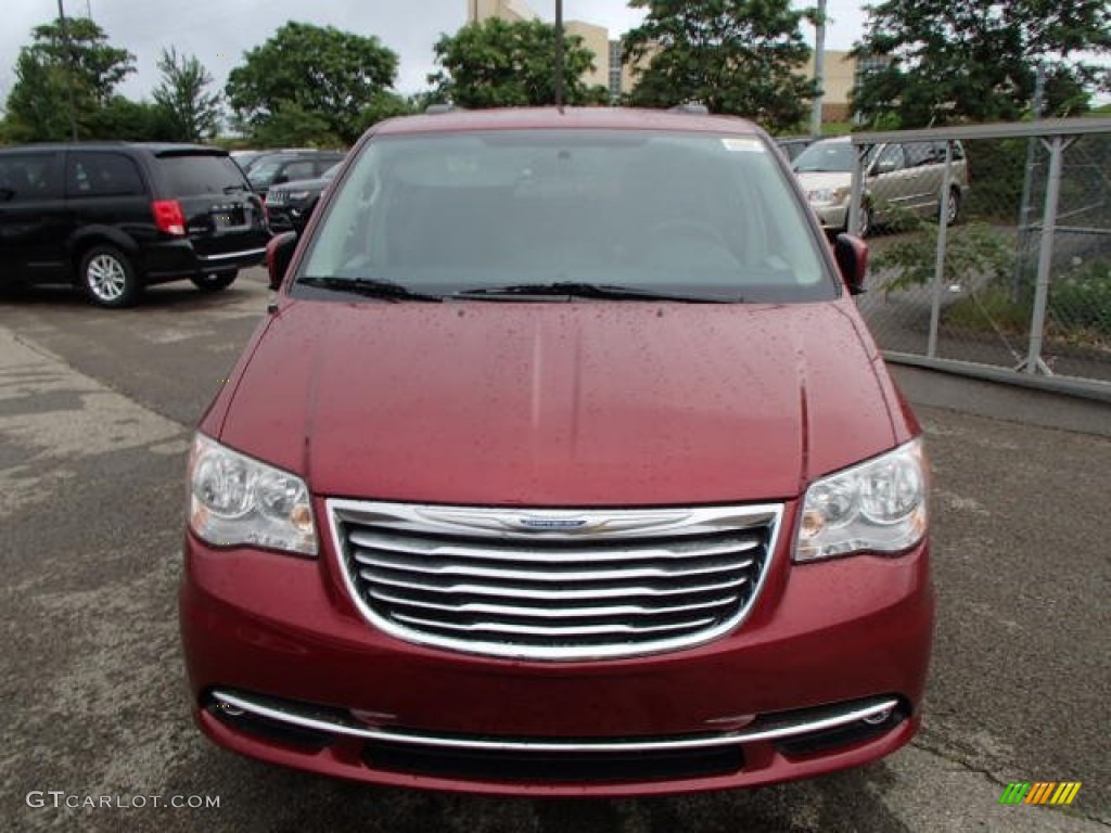 Deep Cherry Red Crystal Pearl 2014 Chrysler Town & Country Touring Exterior Photo #84431099