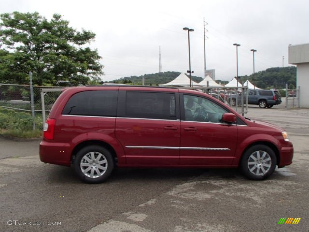Deep Cherry Red Crystal Pearl 2014 Chrysler Town & Country Touring Exterior Photo #84431147