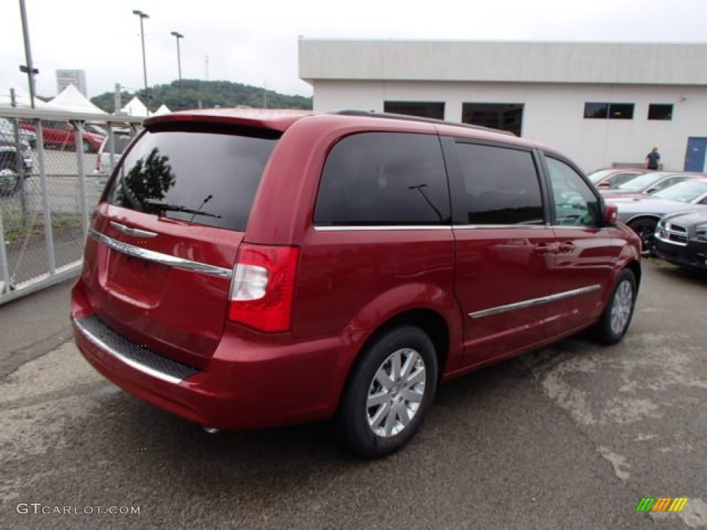 Deep Cherry Red Crystal Pearl 2014 Chrysler Town & Country Touring Exterior Photo #84431171