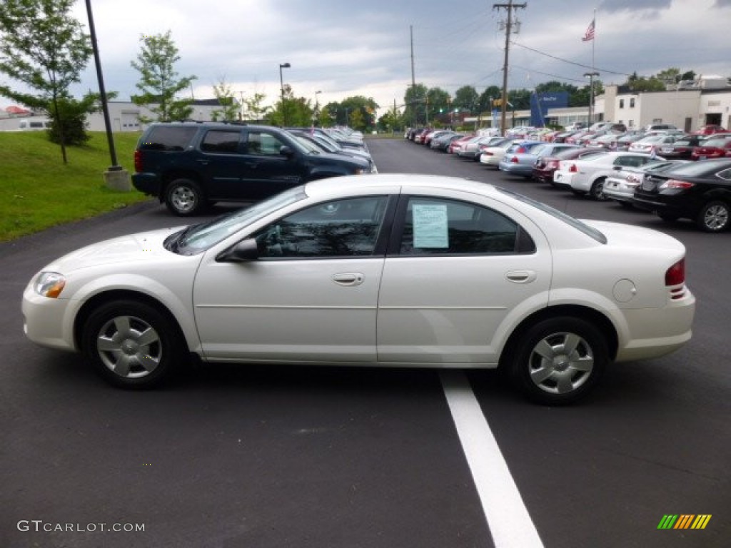 2005 Stratus SXT Sedan - Stone White / Dark Slate Gray photo #4