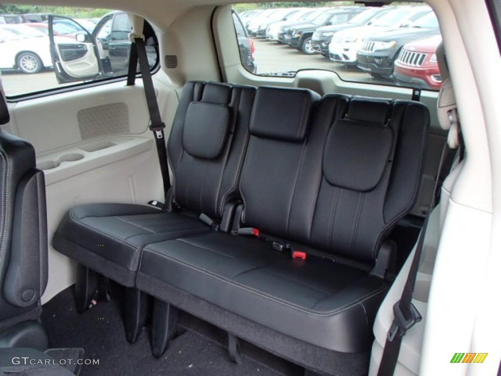 Black/Light Graystone Interior 2014 Chrysler Town & Country Touring Photo #84431378