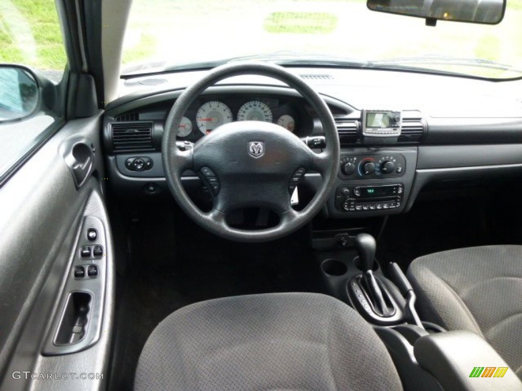 2005 Stratus SXT Sedan - Stone White / Dark Slate Gray photo #14