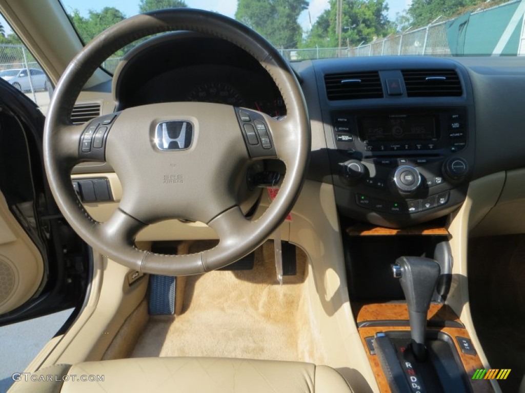2003 Accord EX-L Sedan - Nighthawk Black Pearl / Ivory photo #36