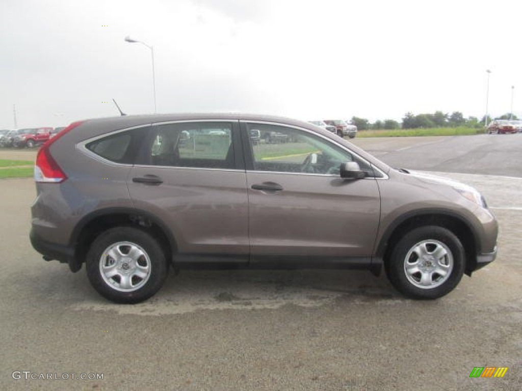 2013 CR-V LX AWD - Urban Titanium Metallic / Black photo #4