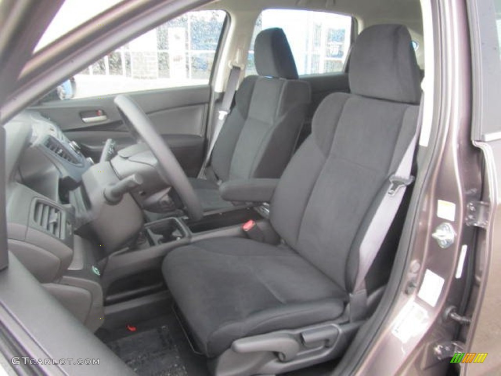 2013 CR-V LX AWD - Urban Titanium Metallic / Black photo #7