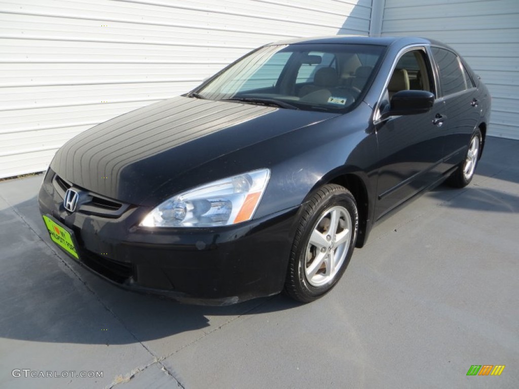 2003 Accord EX-L Sedan - Nighthawk Black Pearl / Ivory photo #50