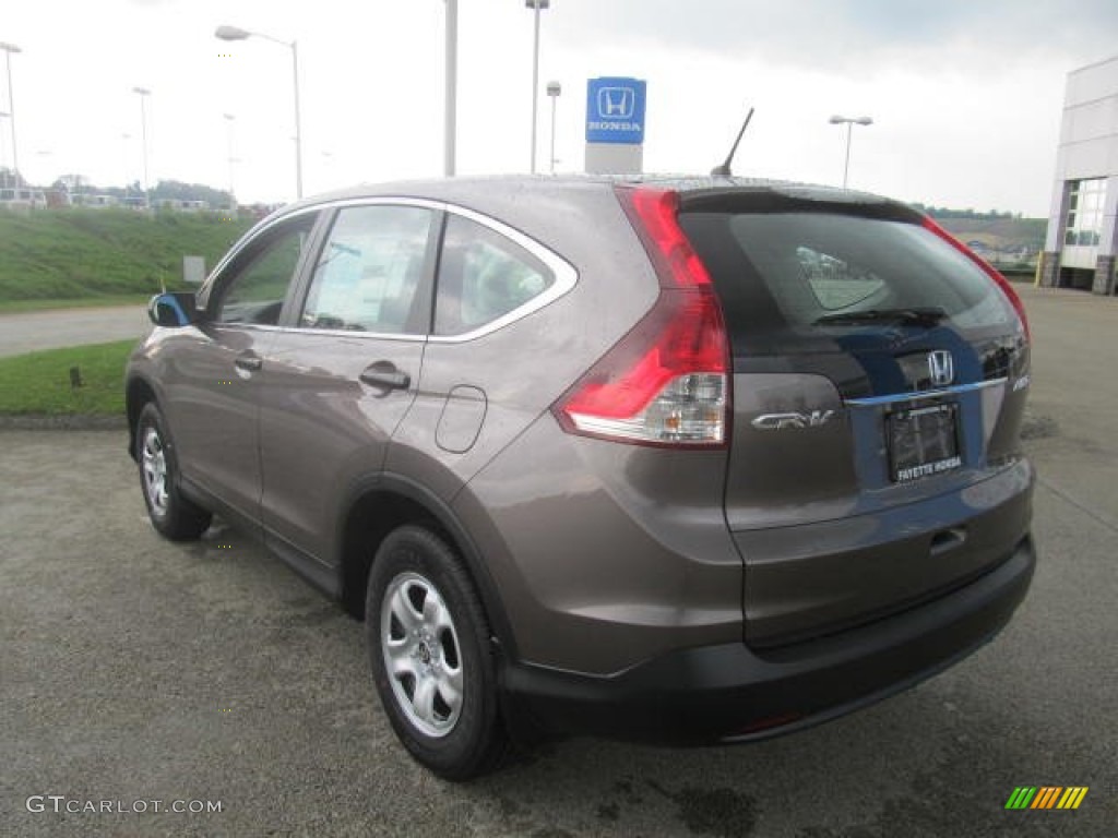 2013 CR-V LX AWD - Urban Titanium Metallic / Black photo #17