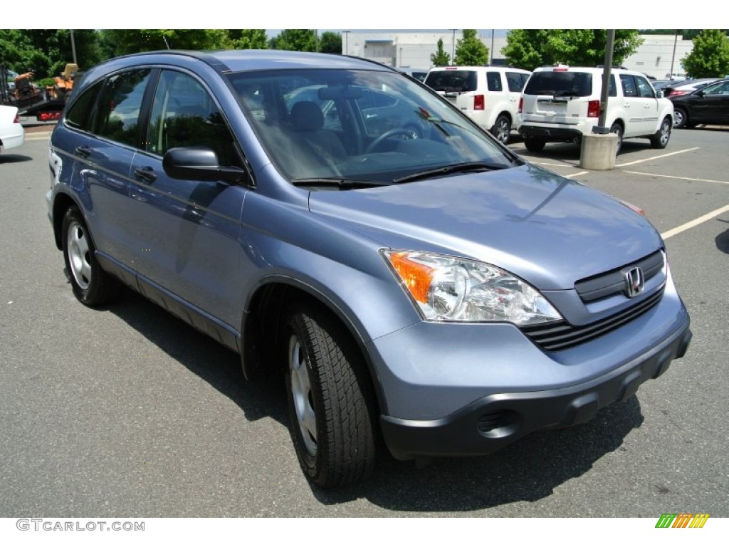 2007 CR-V LX - Glacier Blue Metallic / Gray photo #2