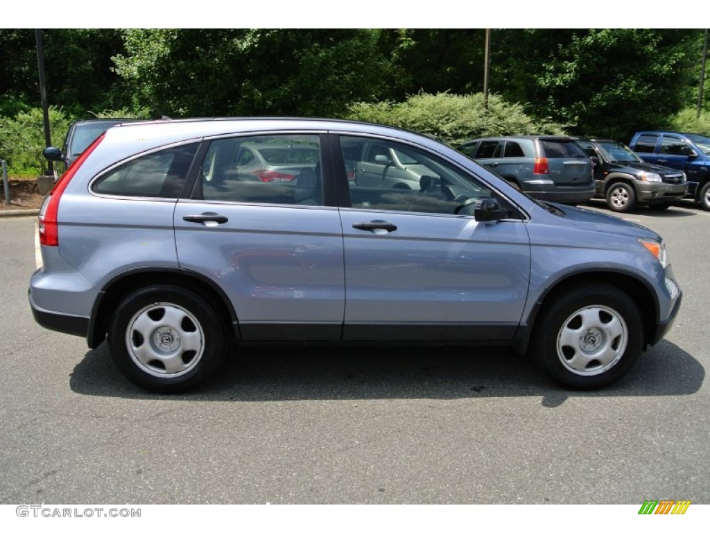2007 CR-V LX - Glacier Blue Metallic / Gray photo #6