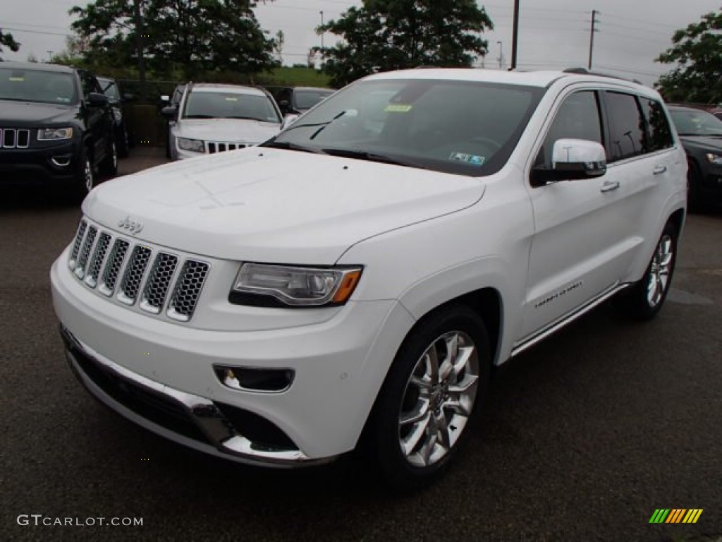 Bright White 2014 Jeep Grand Cherokee Summit 4x4 Exterior Photo #84432995