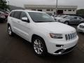 2014 Bright White Jeep Grand Cherokee Summit 4x4  photo #4