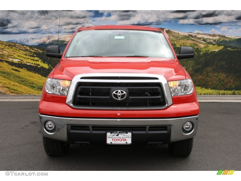 2013 Tundra SR5 TRD Double Cab 4x4 - Radiant Red / Graphite photo #3