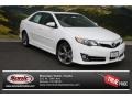 Super White 2013 Toyota Camry SE V6