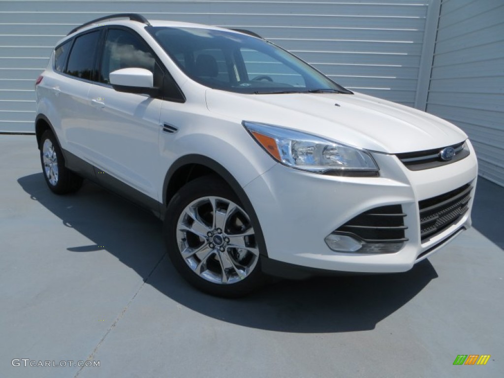 2014 Escape SE 1.6L EcoBoost - White Platinum / Charcoal Black photo #2