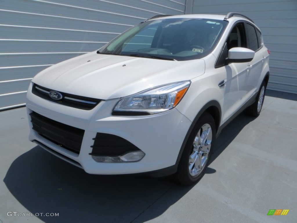 2014 Escape SE 1.6L EcoBoost - White Platinum / Charcoal Black photo #7