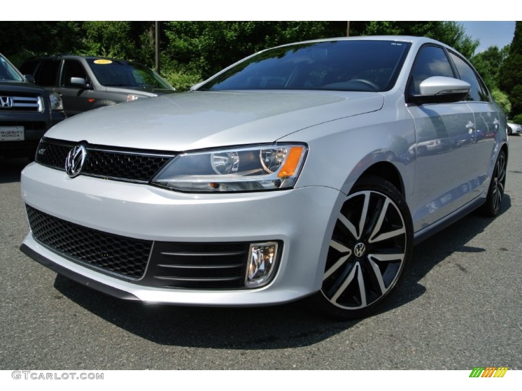 2012 Jetta GLI - Frost Silver Metallic / Titan Black photo #1