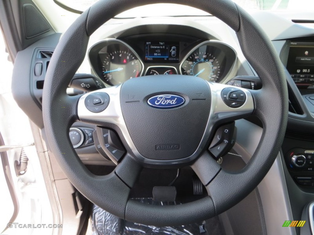 2014 Escape SE 1.6L EcoBoost - White Platinum / Charcoal Black photo #31