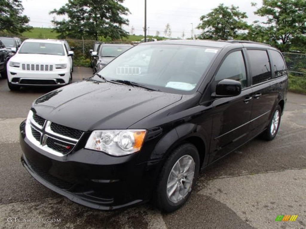 Brilliant Black Crystal Pearl 2014 Dodge Grand Caravan SXT Exterior Photo #84434853