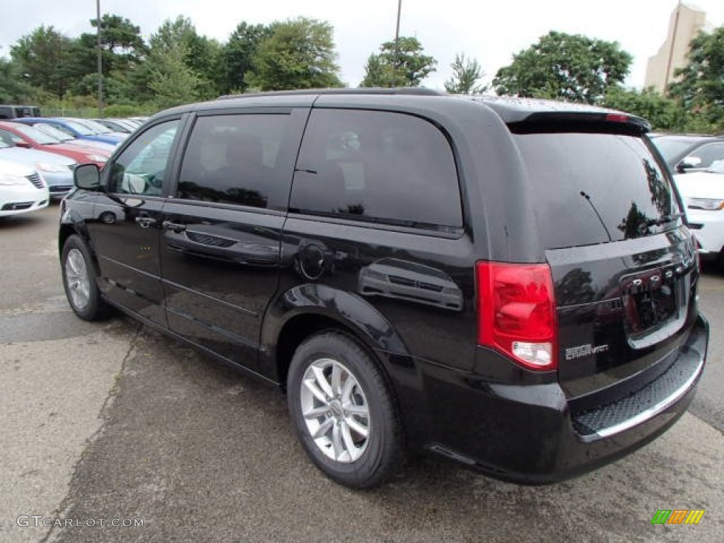 Brilliant Black Crystal Pearl 2014 Dodge Grand Caravan SXT Exterior Photo #84434999