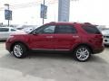2014 Ruby Red Ford Explorer Limited  photo #2