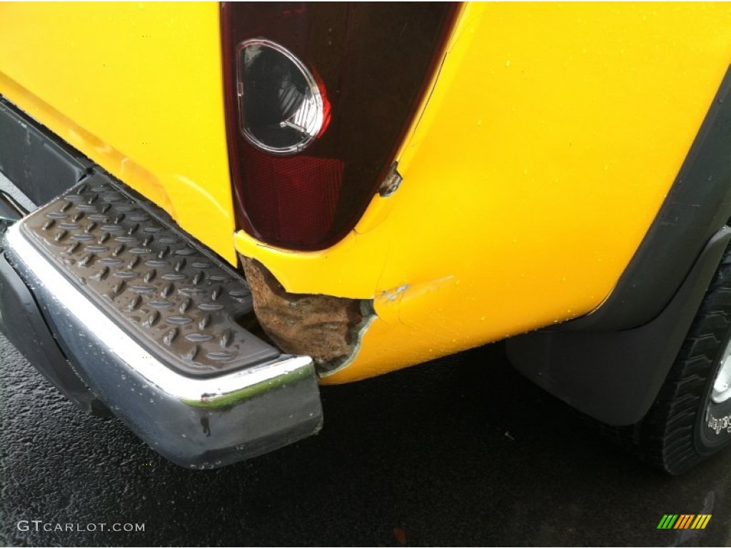 2005 Colorado Z71 Crew Cab - Yellow / Sport Pewter photo #6