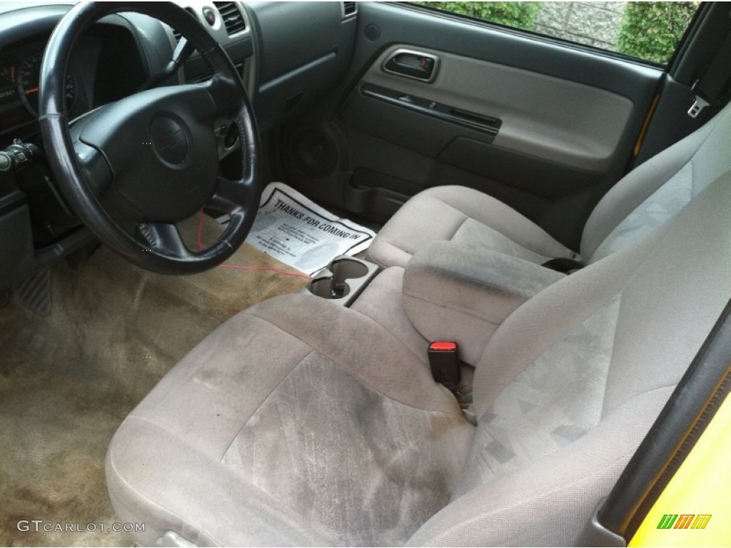 2005 Colorado Z71 Crew Cab - Yellow / Sport Pewter photo #10