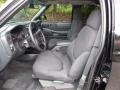 2003 Chevrolet S10 Graphite Interior Front Seat Photo