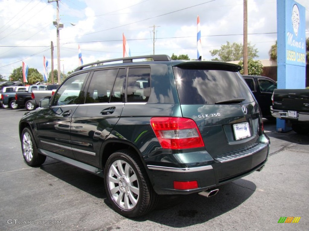 2010 GLK 350 - Jade Green Metallic / Almond/Black photo #6