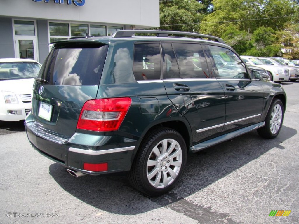 2010 GLK 350 - Jade Green Metallic / Almond/Black photo #8