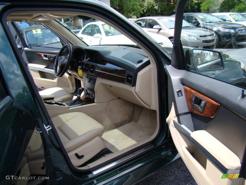 2010 GLK 350 - Jade Green Metallic / Almond/Black photo #13