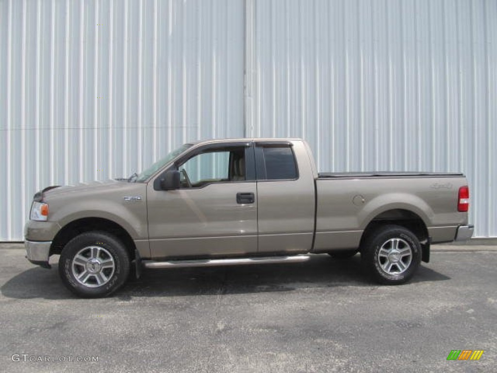 2006 F150 XLT SuperCab 4x4 - Arizona Beige Metallic / Tan photo #2