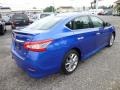 2013 Metallic Blue Nissan Sentra SR  photo #7