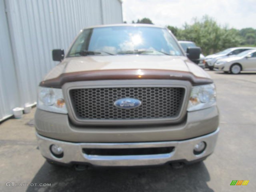 2006 F150 XLT SuperCab 4x4 - Arizona Beige Metallic / Tan photo #10