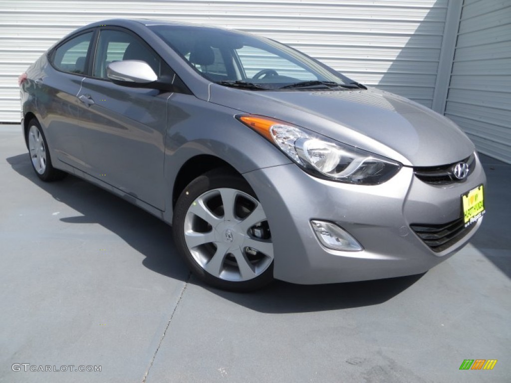 2013 Elantra Limited - Titanium Gray Metallic / Gray photo #1