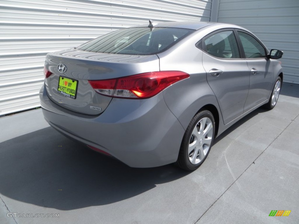 2013 Elantra Limited - Titanium Gray Metallic / Gray photo #4