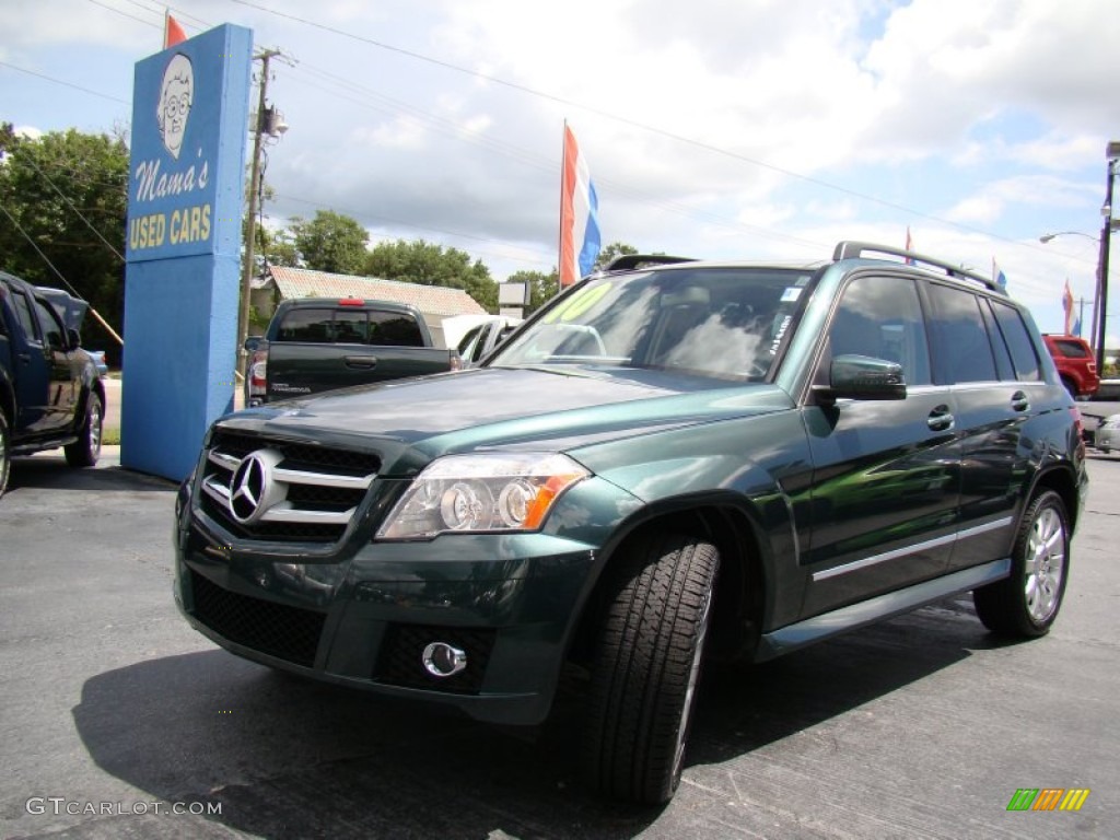 2010 GLK 350 - Jade Green Metallic / Almond/Black photo #28