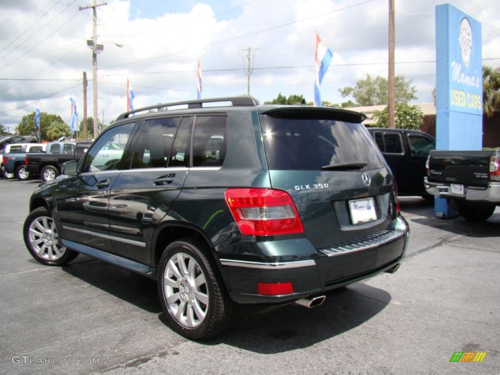 2010 GLK 350 - Jade Green Metallic / Almond/Black photo #29