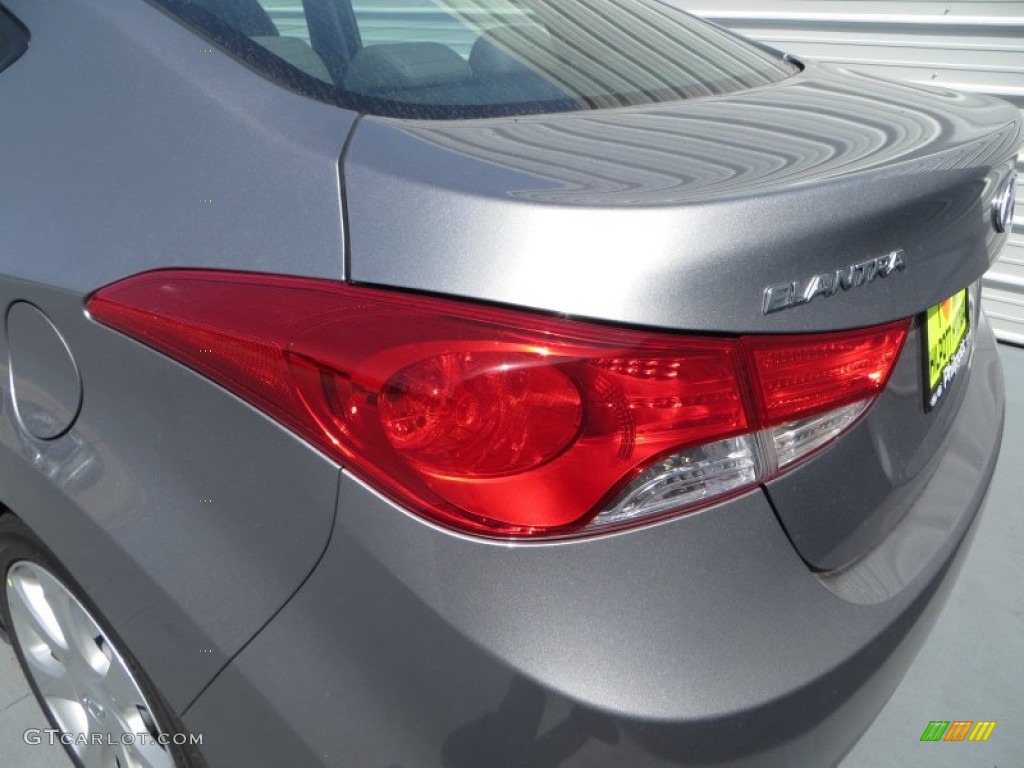 2013 Elantra Limited - Titanium Gray Metallic / Gray photo #11
