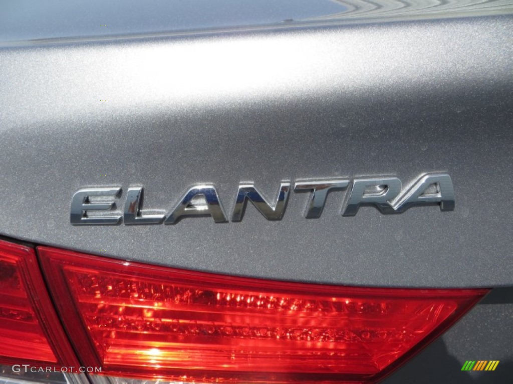 2013 Elantra Limited - Titanium Gray Metallic / Gray photo #12