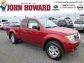 2013 Lava Red Nissan Frontier SV V6 King Cab 4x4  photo #1