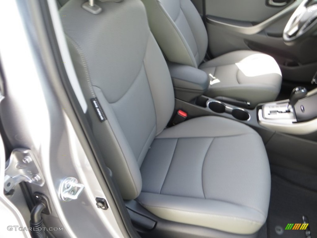 2013 Elantra Limited - Titanium Gray Metallic / Gray photo #17