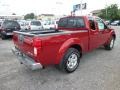 2013 Lava Red Nissan Frontier SV V6 King Cab 4x4  photo #7